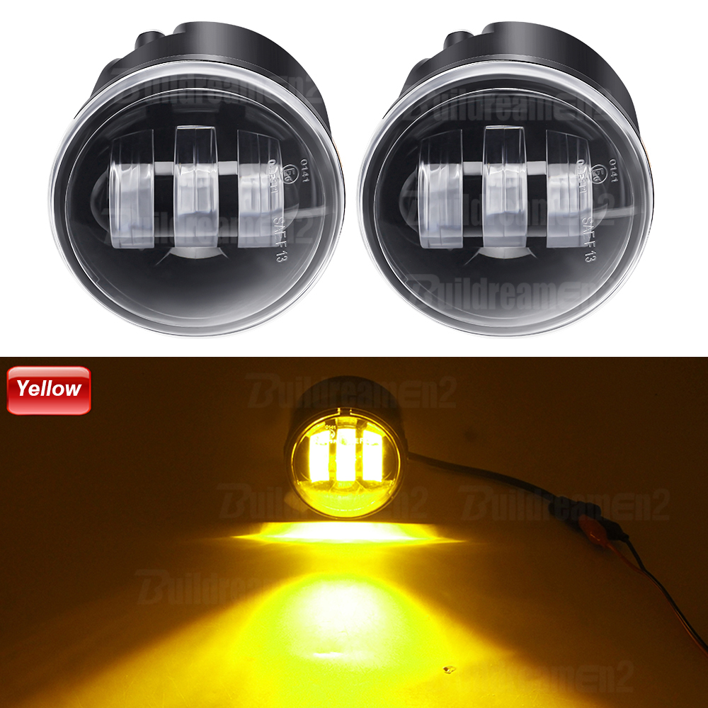 Ensemble de feux antibrouillard avant LED pour voiture, Nissan Qashqai 2, II, J11, , , , , H11, 2 pièces: RGB