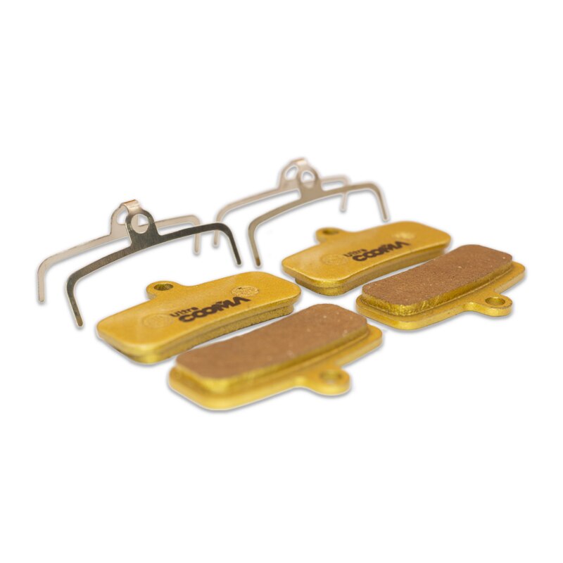 Freno de disco de bicicleta almohadillas para SHIMANO XT, M9020/M8020/Zee/Saint/M640/M800/M810/M820/M520/M420, 4 pares, Metal dorado