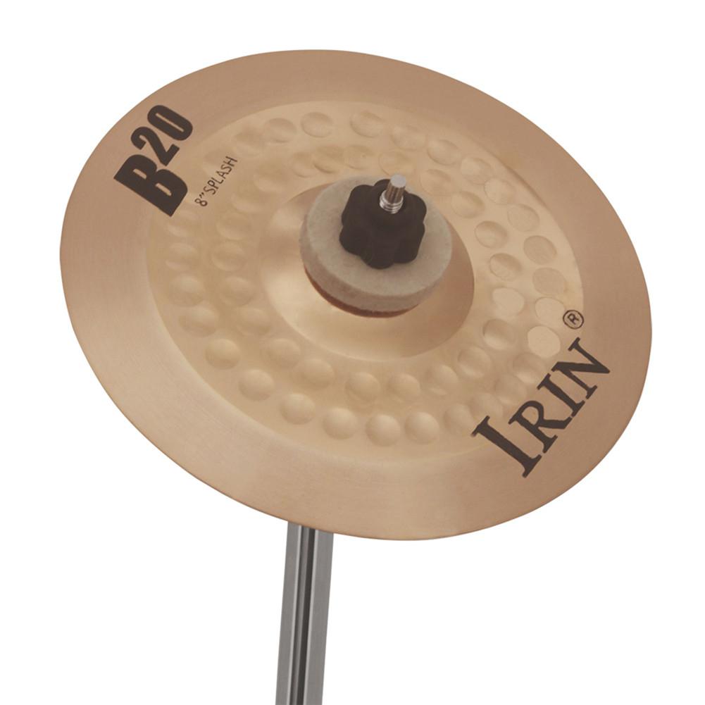 IRIN 8 Inch B20 Cymbal Bronze Cymbal for Drum Set Percussion Musical Instrument Drum Parts Accessories