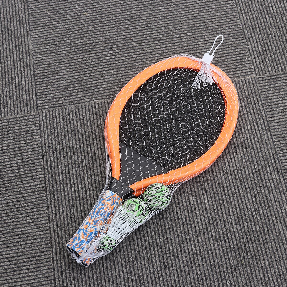 1 Pair Children'S Tennis Racket Kids Badminton Oval Rackets Game Props Badminton Racket Indoor And Outdoor Sports Workout