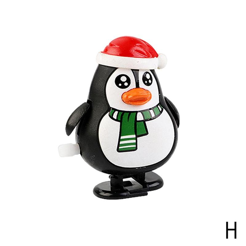 Jouet de saut mécanique de noël pour enfants, Mini de noël Vintage, bonhomme de neige à remonter, drôle: H