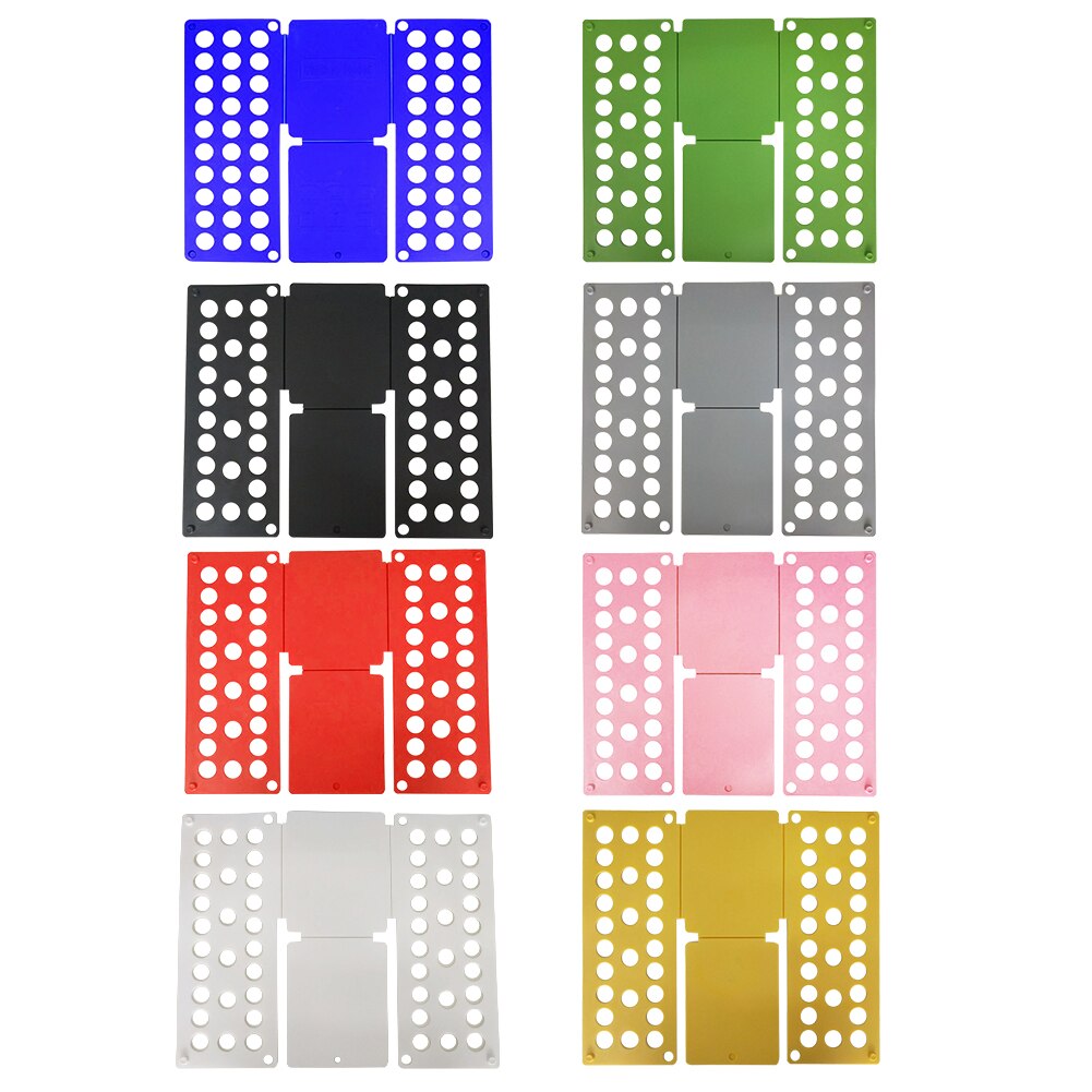 Fast Speed T-Shirt Clothes Easy Fold Organize Multifuncitonal Clothes Folding Board Organzier Plastic Cloth Holder Adult Kids