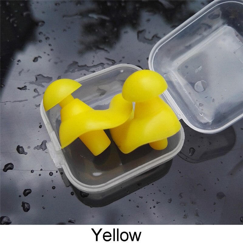 Anti-Noise Ear Protectors Ear Plugs Silicone Ear Protection Earplugs For Sleeping Foam Plug Noise Reduction Hearing Protection: Yellow