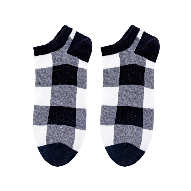 Calze da donna a righe bianche e nere da donna calze estive abbinate a letteratura e calze sottili in cotone artistico donna