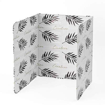 Składana folia aluminiowa żaroodporna kuchnia kuchenka gazowa przegroda płyta kuchnia patelnia olej pluśnięcie Kichen akcesoria robić gotowania