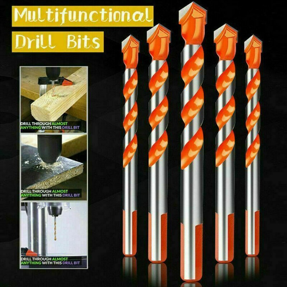 Brocas multifuncionales de para construcción, juego de brocas para azulejos de vidrio y cerámica, brocas de mármol