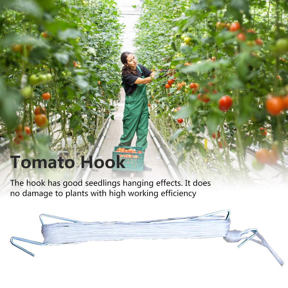 5 stuks tuinplantensteunen tomatensteunen j-haken tomatenplantenhouder bindgroentenklem anti-kneus haken