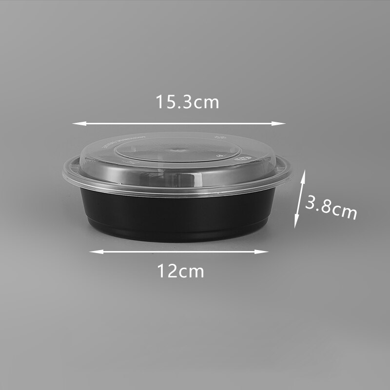 Disposable lunch box: Y450 black 50sets