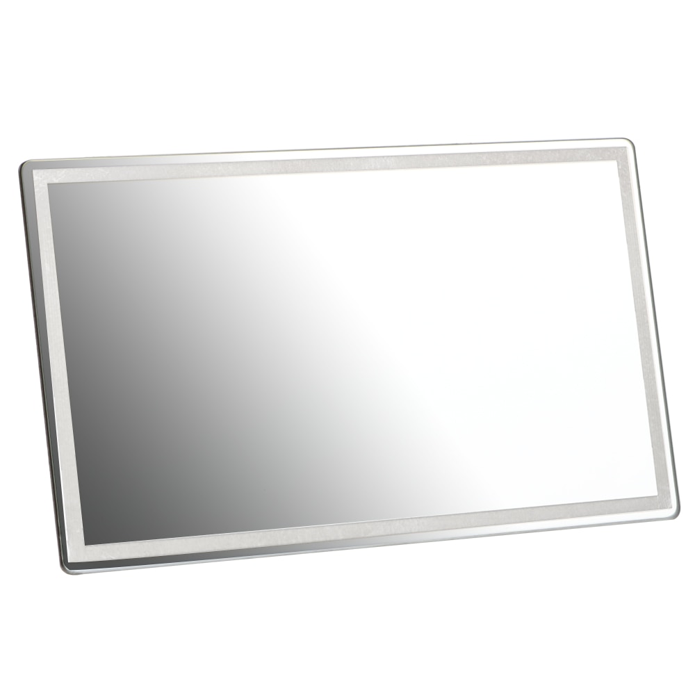 Universal Portable Car Makeup Mirror Stainless Steel Car Interior Mirror Auto Sun-Shading Visor HD Mirrors Car-styling