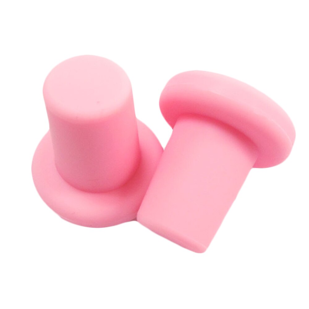 Wijnfles Stopper Siliconen Cover Bar Tool Creatieve Familie Bar Behoud Tool Veilige En Gezonde Food Grade Wijnfles Cap ^ ^: 1Pc Pink