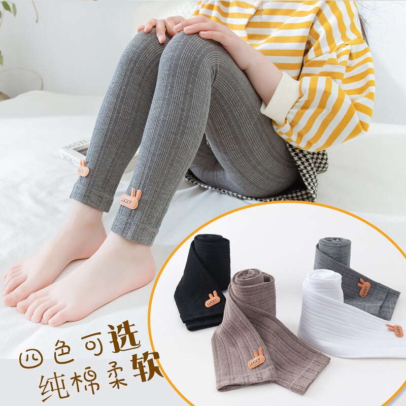 Nuovi Leggings primaverili e autunnali per bambini moda coreana tendenza dei cartoni animati ragazze comode abbigliamento esterno pantaloni in cotone
