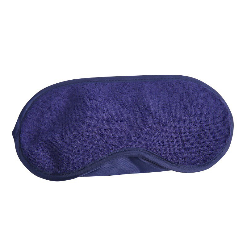 Funda de tela para los ojos para dormir, máscara acolchada para dormir, Parche de sombra, máscara para los ojos, para viajes, Relax, descanso ojo, cuidado de mujeres y hombres: Navy