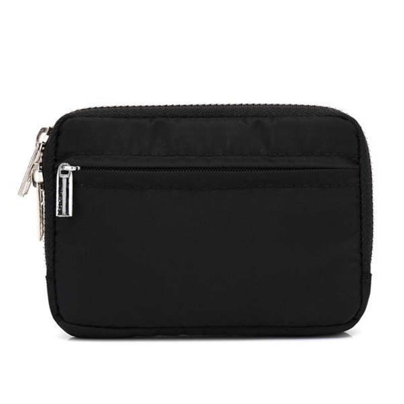 Japanse En Koreaanse Stijl Kleine Portemonnee Vrouwelijke Nylon Korte Portefeuilles Kaarthouder Casual Handtassen Jeugd Student Portemonnee Carteira