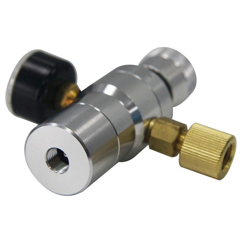 Dispensador de CO2 de cargador de barril de cerveza-incluye regulador de barril 0-30 PSI, adaptador de rosca de 3/8 pulgadas, bloqueo de bola de Gas de desconexión rápida para Ho