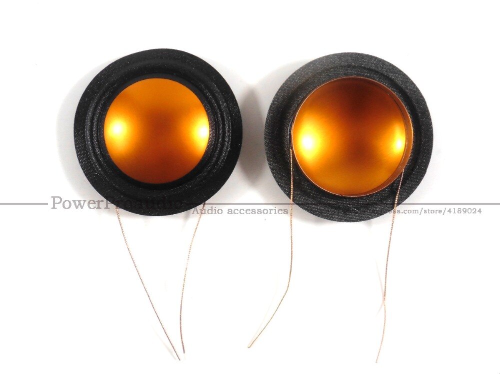 2 Stuks 26Mm Zijde + Titanium Membraan Dome Tweeters Spreekspoel 4ohm Asv Spoel