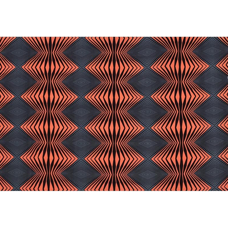 6 Yards African Wax Polyester Wax Fabric Breathable Soft Pure Polyester African Ankara Wax Fabric for Spring Summer