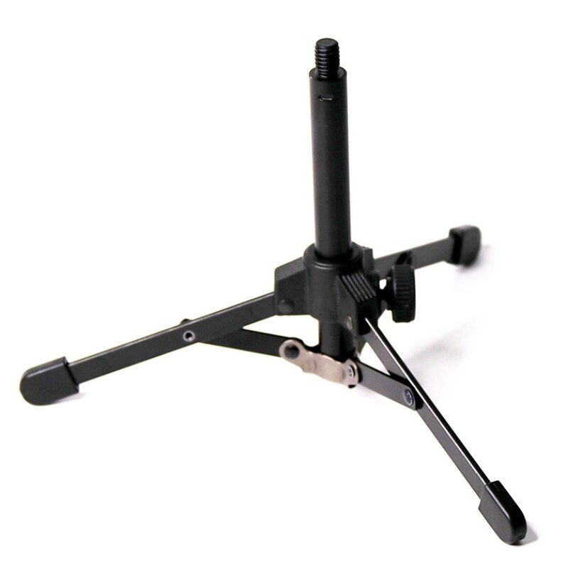 Foldable Tripod Desktop Microphone Stand Holder for Podcasts, Online Chat, Conferences, Lectures,Meetings, and More
