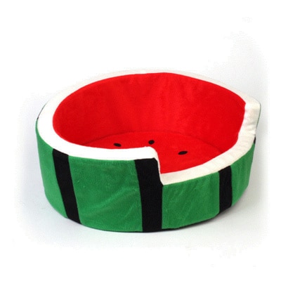 Haustier Hund Bett Kreative Ananas Warme Weiche Zwinger Obst Katze Hund Haus Schlafen Pad Ebene Welpen Höhle Schlaf matt Obst Haustier Nest: Wassermelone / S