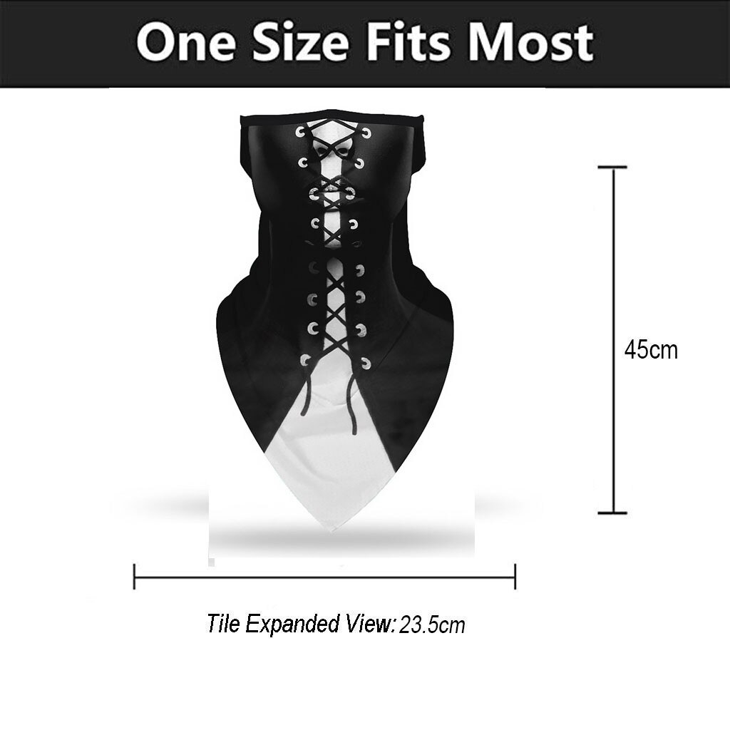 1 piece Outdoor Print Seamless Ear Mask Sports Scarf Neck Tube Face Riding Mask Scarf Activities Multi Function Bandanas