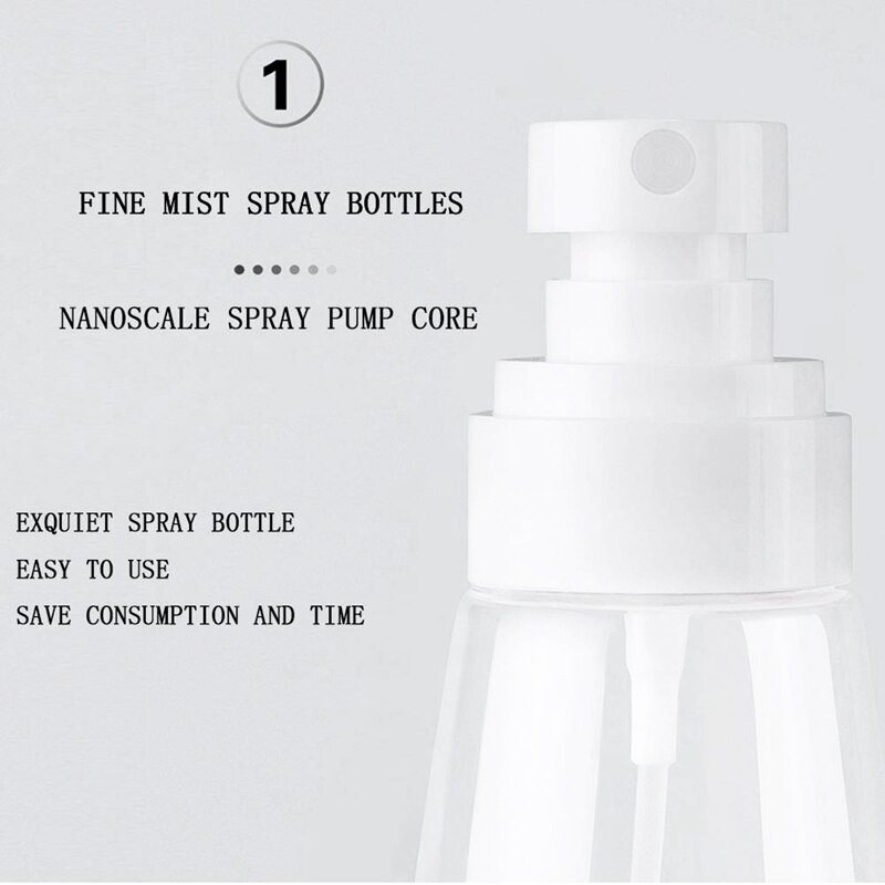 Spray Bottles 60Ml Fine Mist Empty Travel Cosmetic Refillable Container Hairspray Makeup Face Water Mister Plastic Sprayer Atomi