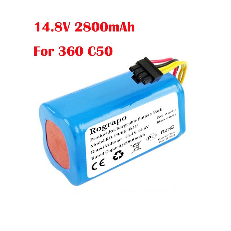 Neue 14,8 V 2600mAh Li-Ion Akku Für iBoto Aqua V710 Roboter Staubsauger Zubehör: C50
