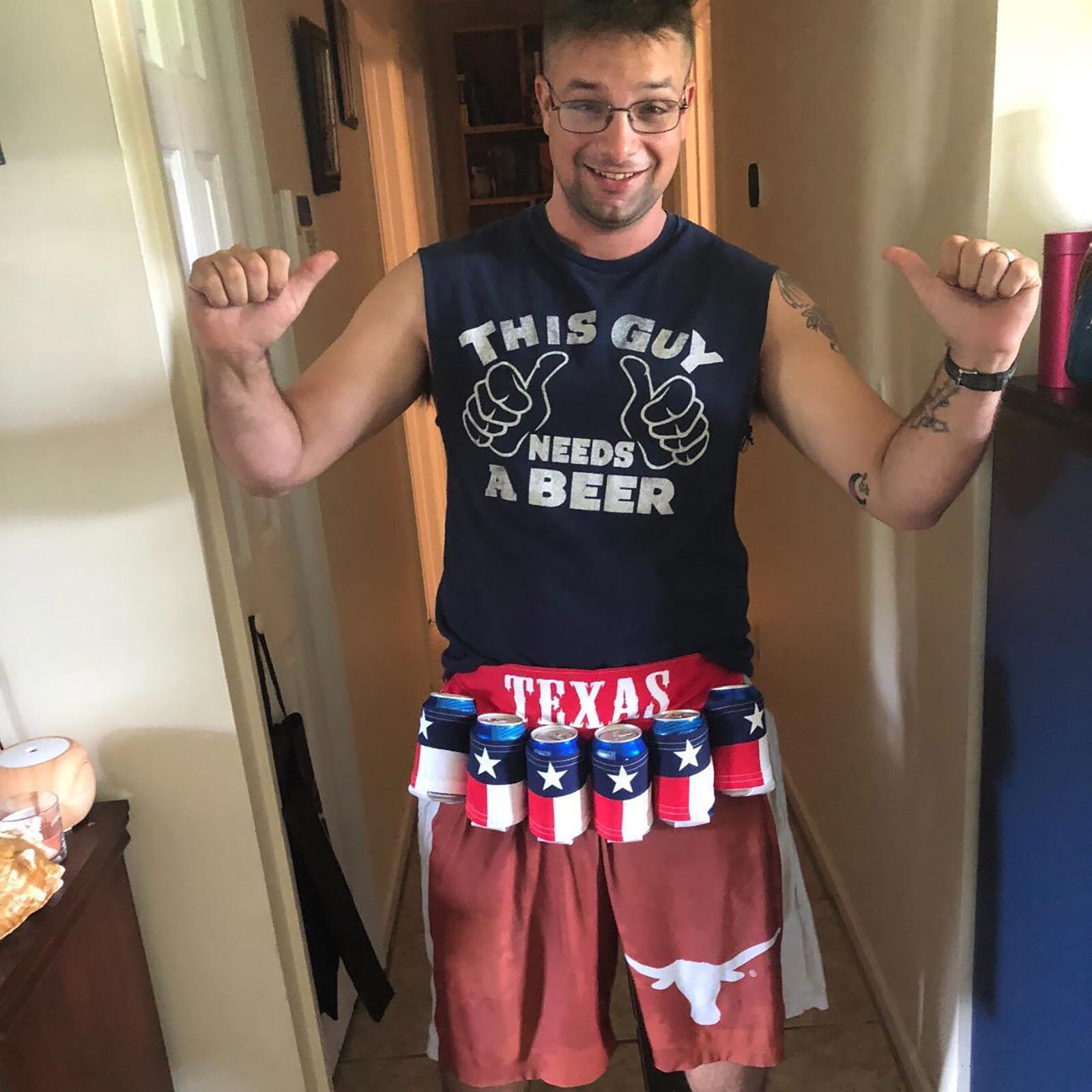 Independence Day Themed Drink Holder Beer Belt Picnic Party Belt