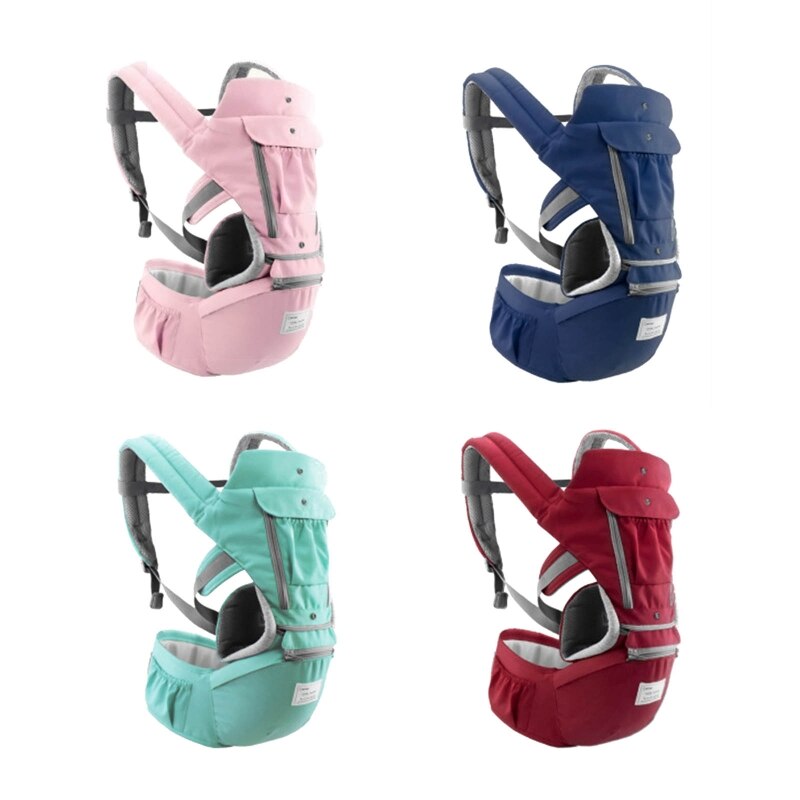 066B Ergonomic Baby Carrier Infant Hipseat Sling Front Facing Kangaroo Baby Wrap Holder Backpack for Newborn Toddler Travel