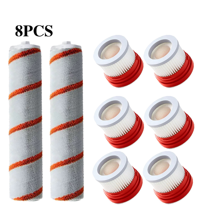 per Xiaomi Dreame V8 V9 V9B V9P XR V10 V11 Aspirapolvere portatile senza fili Spazzola principale Accessori filtro HEPA: Grigio scuro