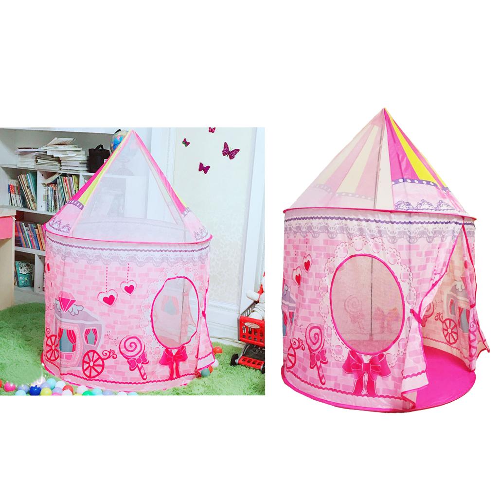 Opvouwbare Kids Peuters Speeltent Fantasy Roze Yurt Nursery Strand Speelgoed Leuke