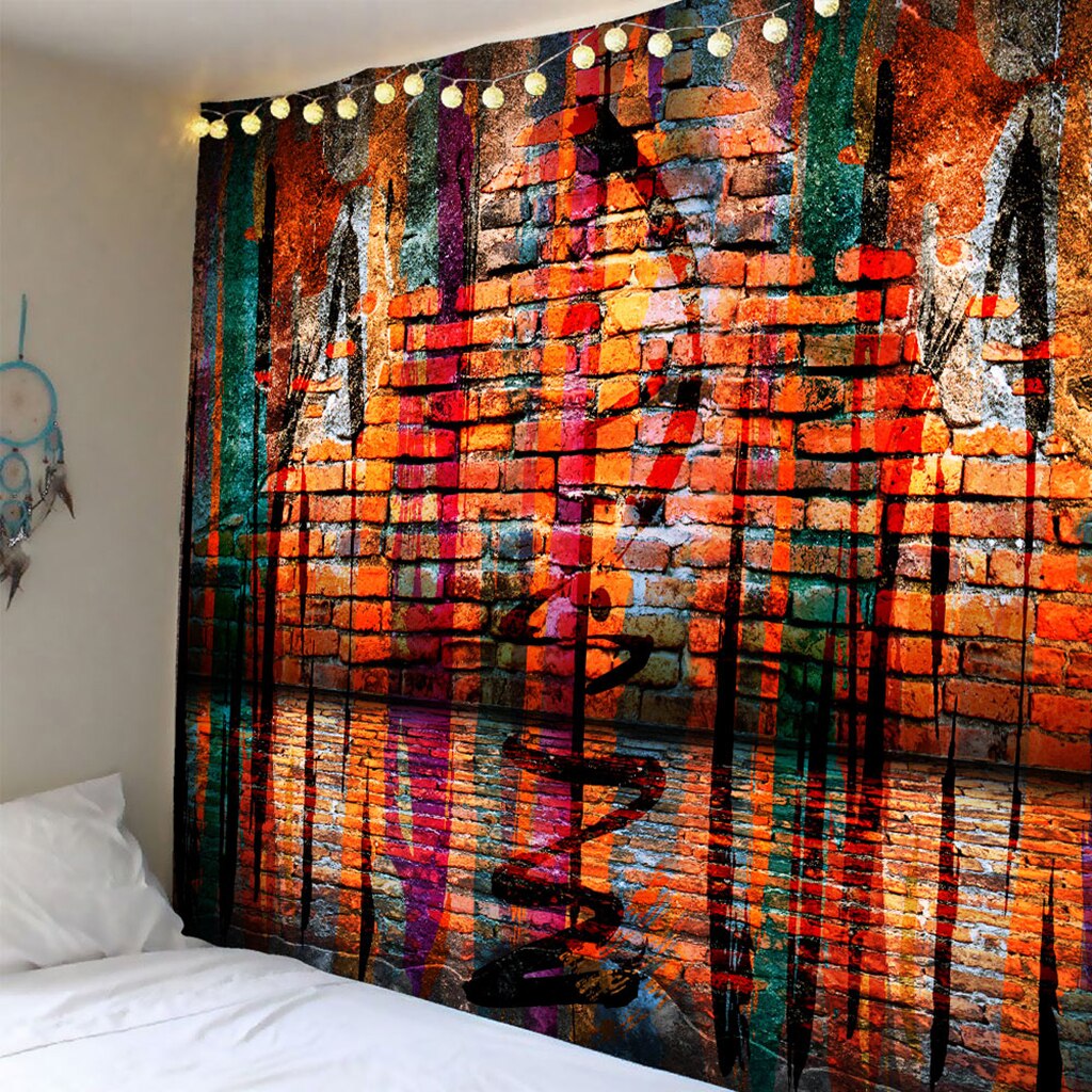 Waterproof Tapestry - Product Series 3D Picture Wall Hanging Decor 150x130cm Indoor Outdoor Pictures Mural Product Series: 2 Color Wall 150x1