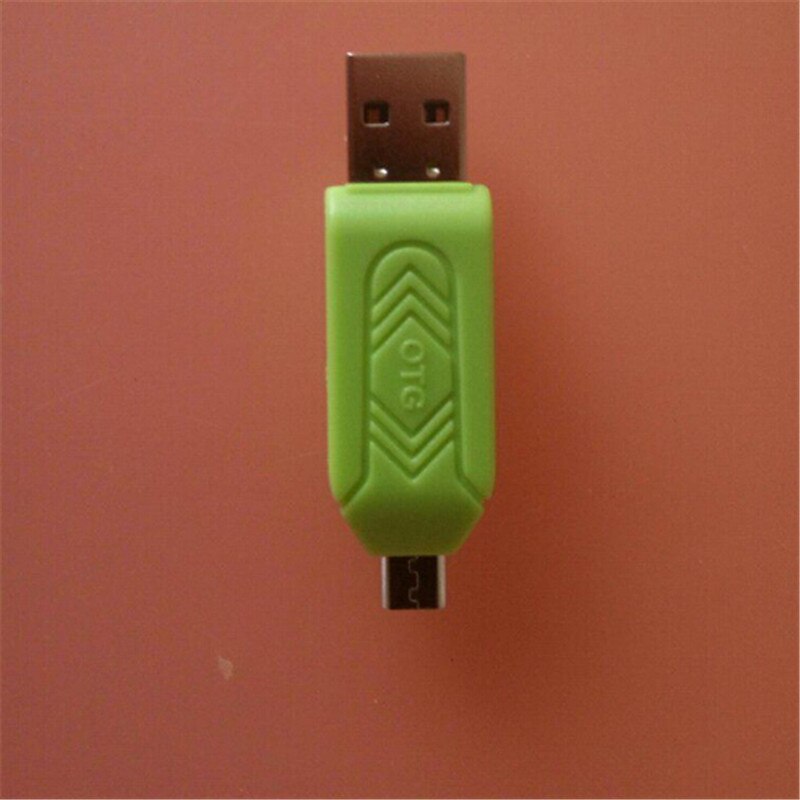 Micro-usb-otg-tf/sd-kartenleser für handy, tablet-pc und mediaplayer (farbe zufällig)