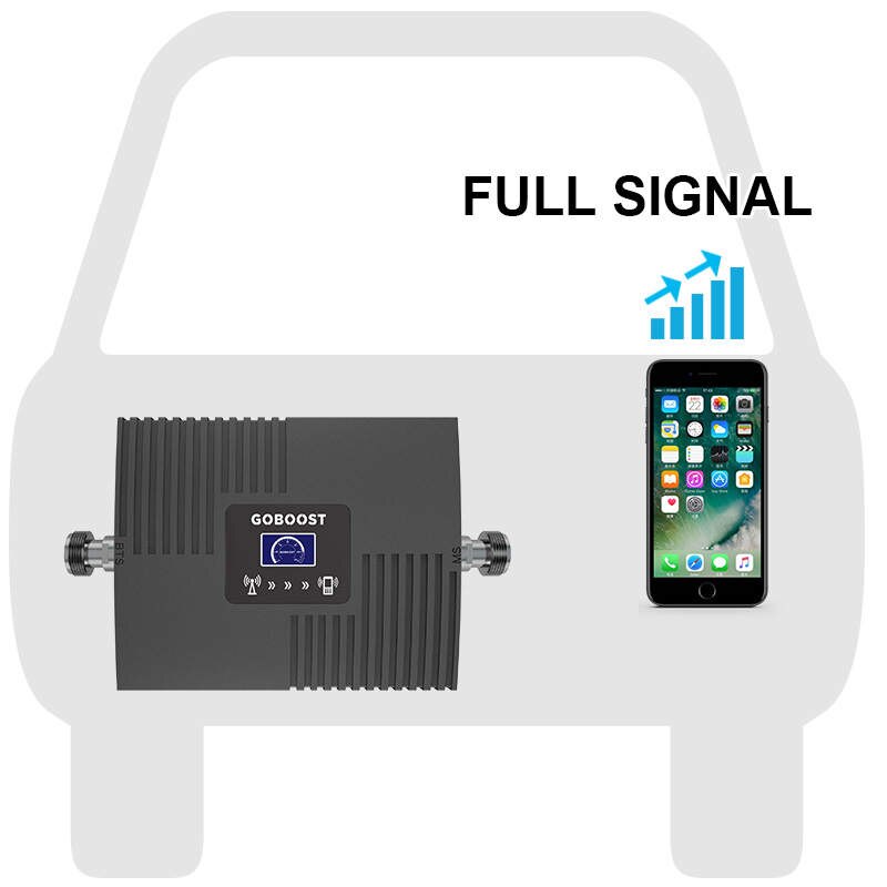 GOBOOST 3G Cellular Signal Booster for Car UMTS 2100 Mhz Repeater Band 1 Mobile Phone Amplifier Kit