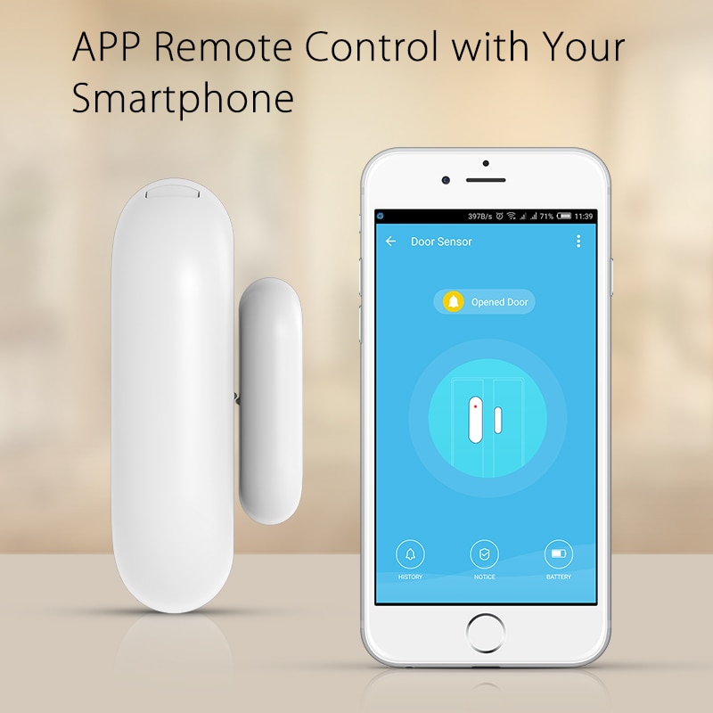 Z-Wave Plus Wireless Window Door Sensor Detector