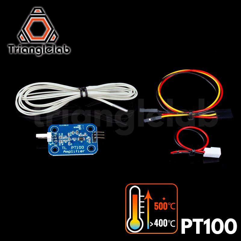 Trianglelab 3D Printer V6 Hotend PT100 Sensor Upgrade Kit PT100 Temperatuur Bedieningspaneel Sensor Voor E3D Hotend Verwarming Blok