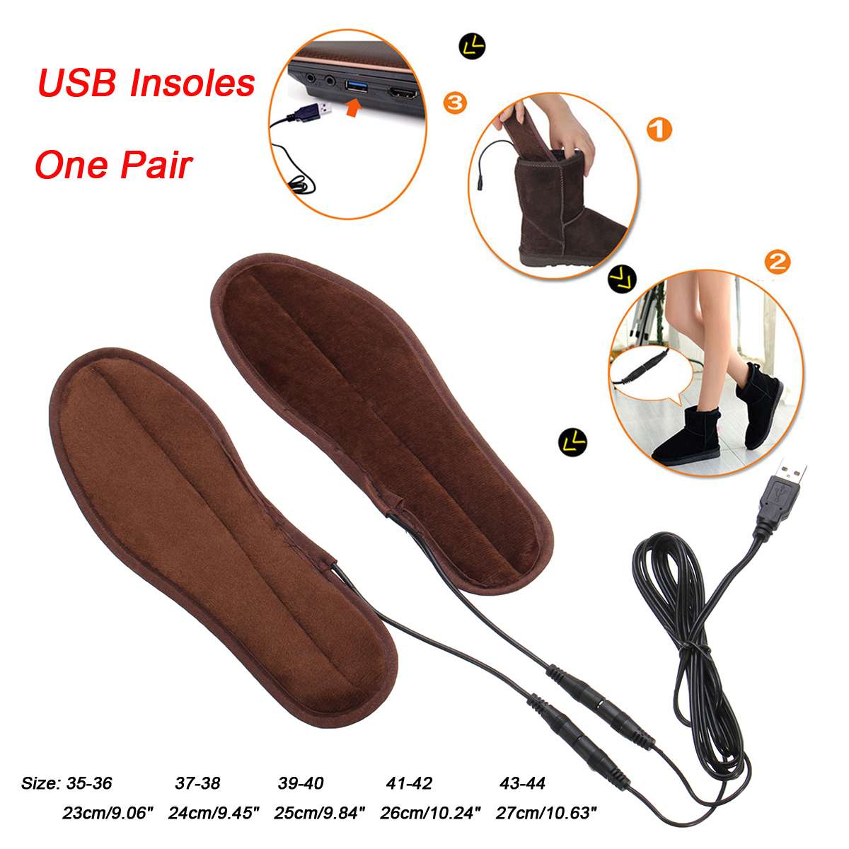 Fuß Wärmer Wärme Stiefel Schuhe Pad USB Elektrisch Beheizt Einlegesohlen Sohlen Winter Weiche Vlies Heizung Pad für Männer Frauen