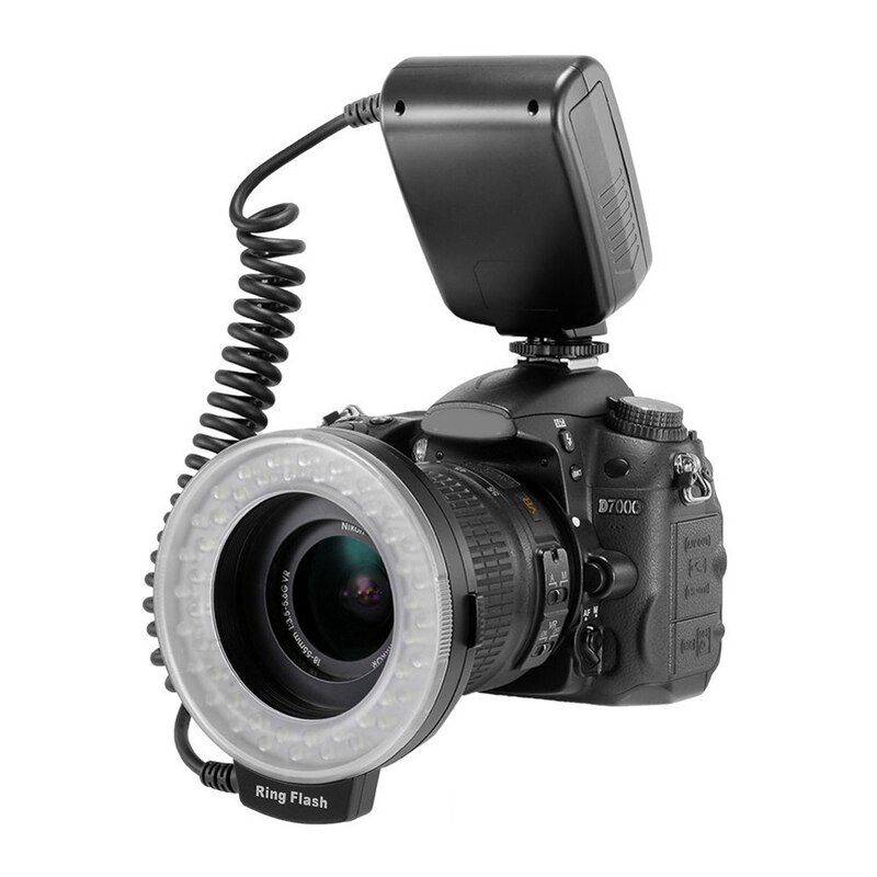Mini ringflitser fotografie led flitser spiegelreflexcamera invullicht mini ringflitser voor macro canon nikon olympus canon lens