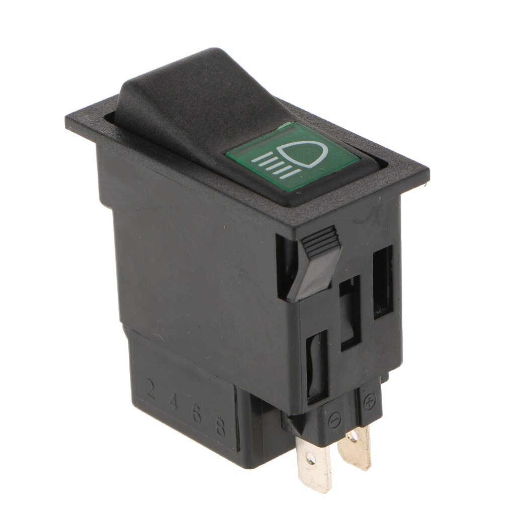 Black Truck Engineering Train Headlight Rocker Toggle Switch On Off Button