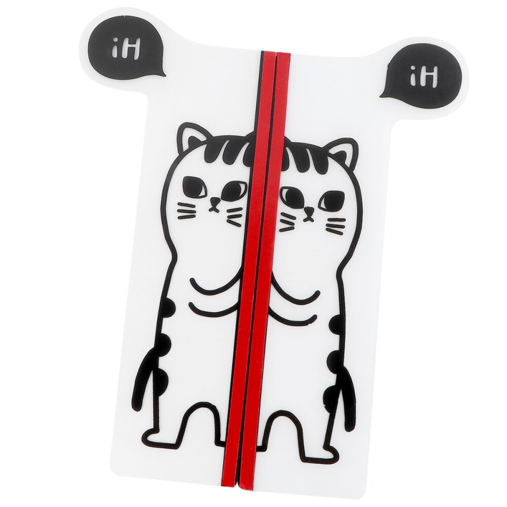 2Pcs Animal Monitor Memo Board Acrylic Message Board Note Holder Computer Monitor Side Panel Transparent Memo Pad: Kitten
