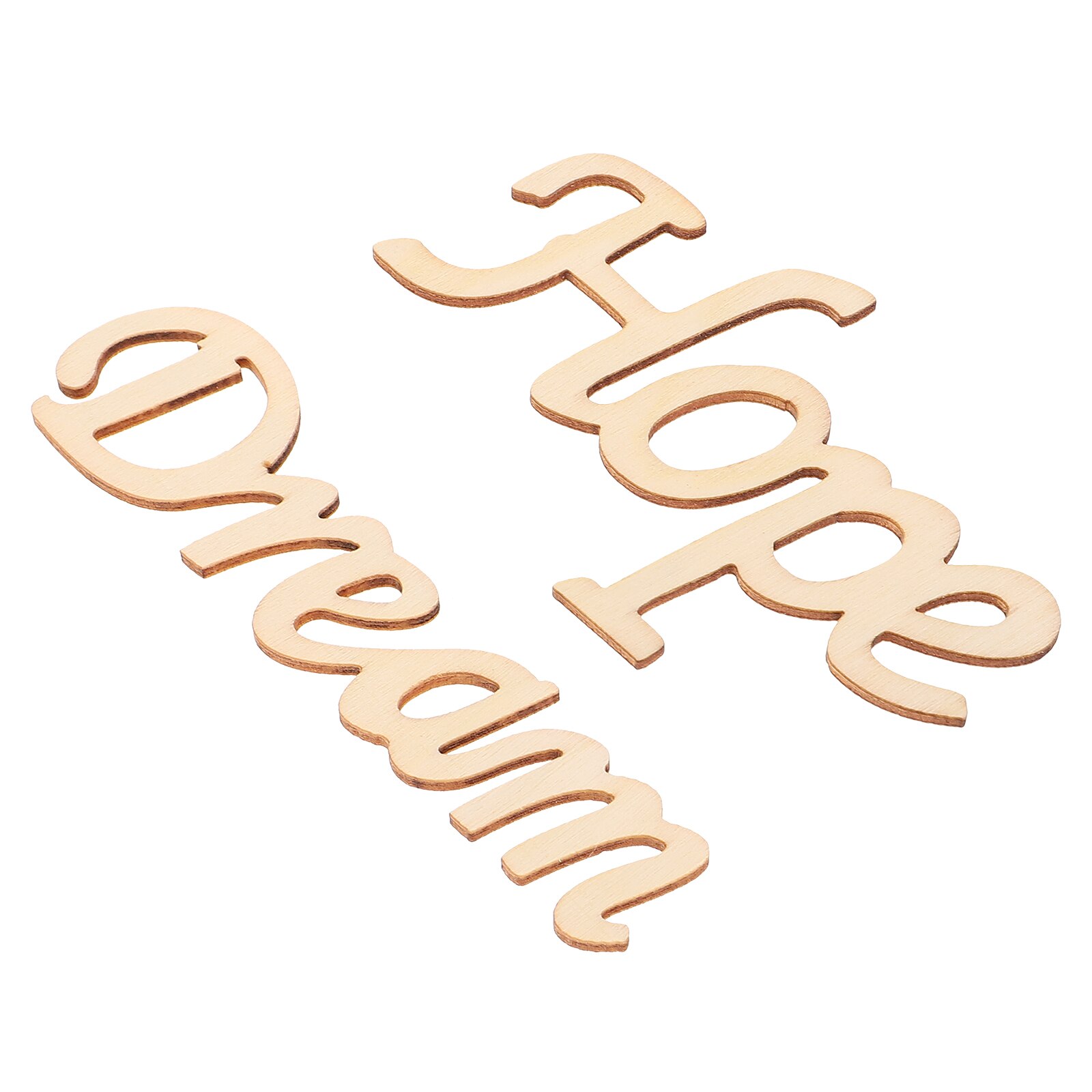 2Pcs Decorative Letter Decors Multi-function Letter Ornaments Hanging Wall Signs Home Accessory
