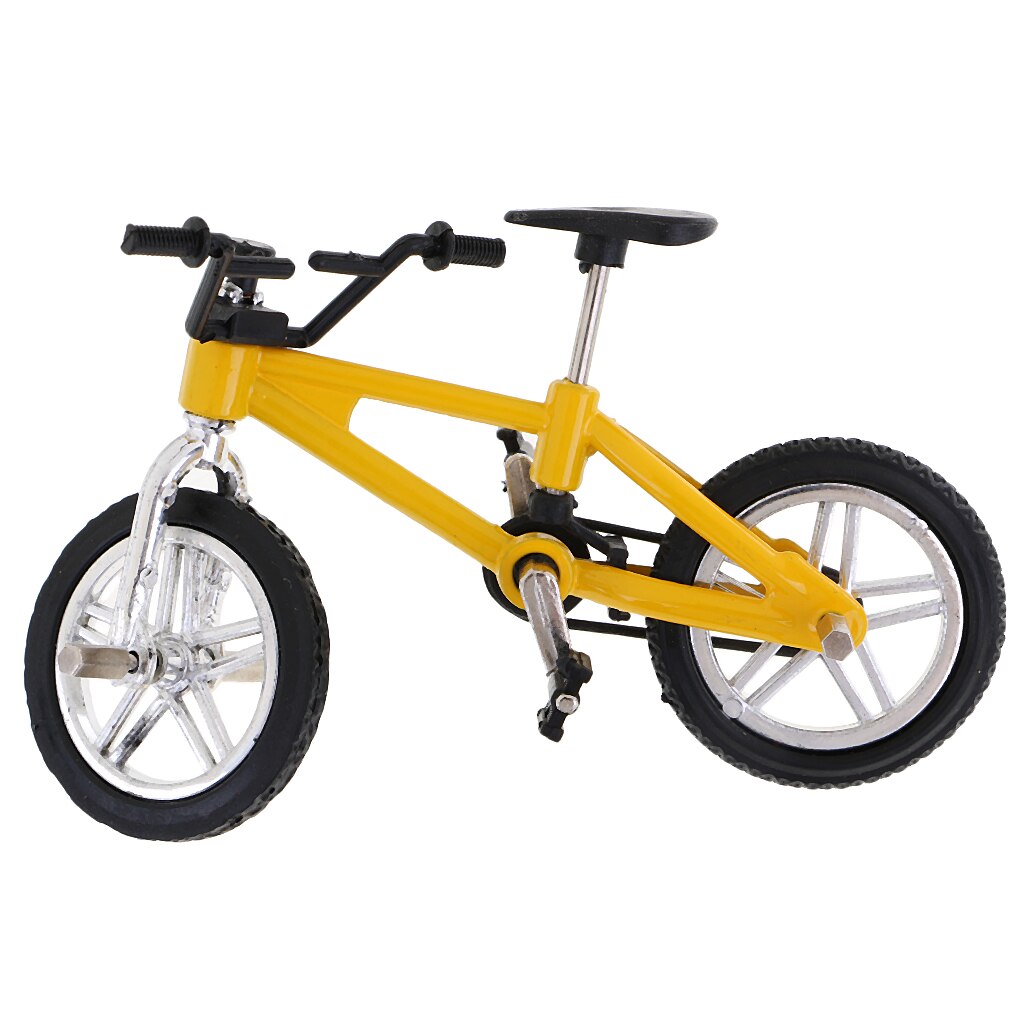 Bicicleta de Montaña de juguete en miniatura para niños, juguete de Metal coleccionable, genial, decoración de mesa de escritorio para el hogar