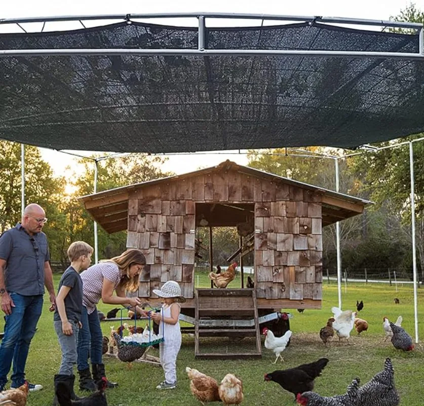 Schattentuch, 90 % Sonnenschutznetz für Höhle Garten, Sonnensegel für Pflanzen, draussen-Sonnennetzabdeckung, Sonnenschutztücher für Zwinger und Huhn