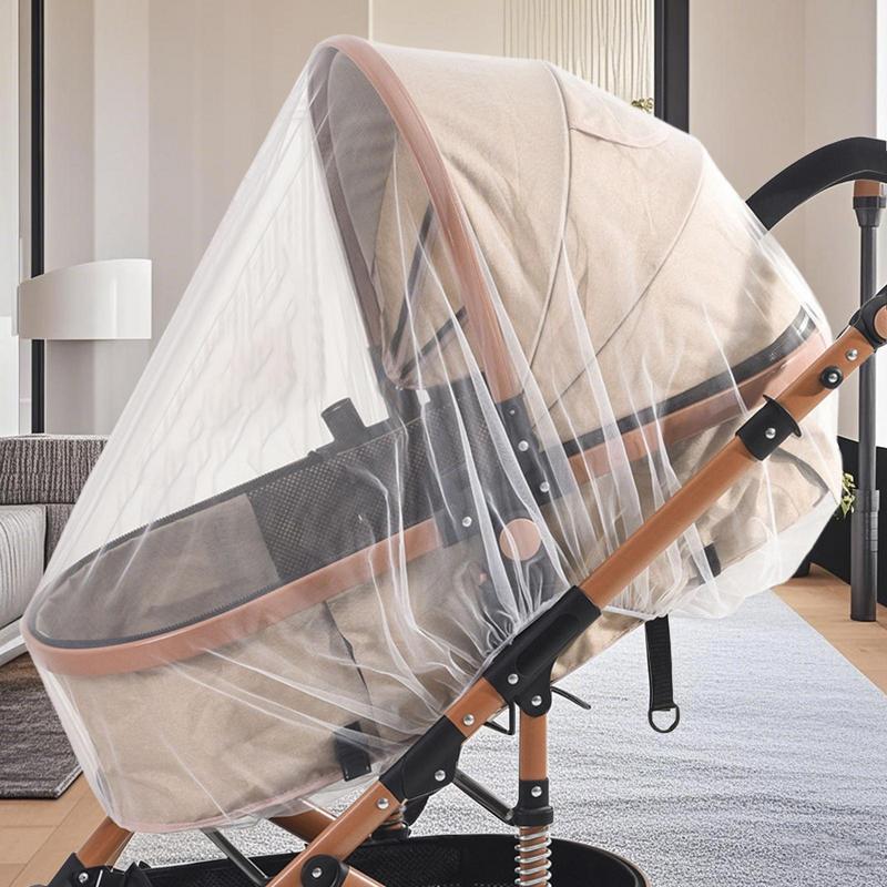 Baby Net 2X Bassinet Net Travel-Friendly Breathable Lightweight Portable Sun Protection For Strolling Nursery Car Travel Playpen