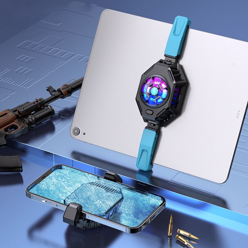 Halfgeleider Bevroren Radiator Voor Tablet Mobiele Telefoon Pad Mini High Tech Turbo Fan Snelle Cooling Grote Wind Dubbele Koeling