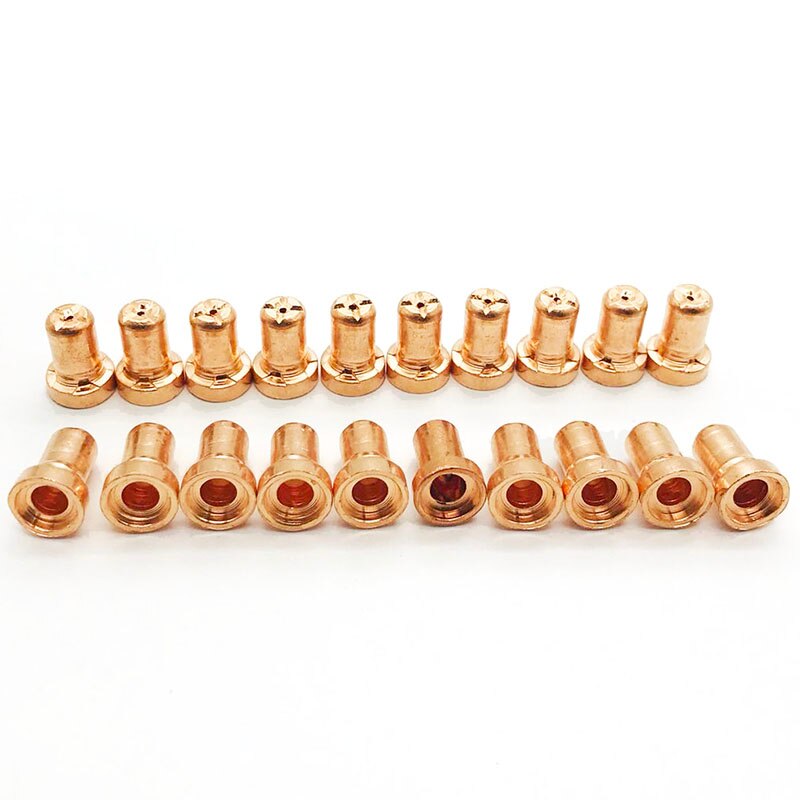 Keramische metaallucht plasma snijmachine verbruiksartikelen verlengde punt spuitmonden elektrode voor  pt31 lg40 snijbranders -50d 60 /set