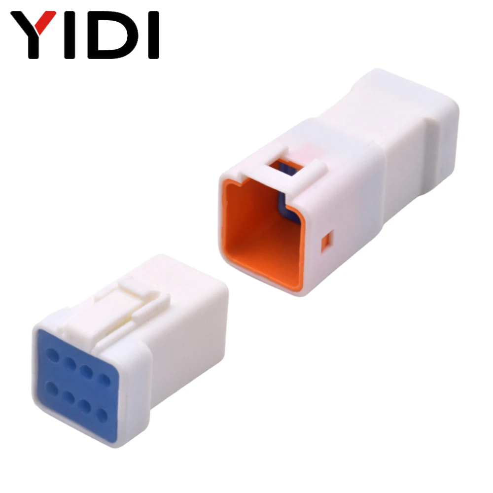 10 Sets Micro Male Female JWPF JST 2/3/4/6/8 Pin Automotive Snap Connector Waterproof Housing Wire Plugs Socket With Terminals