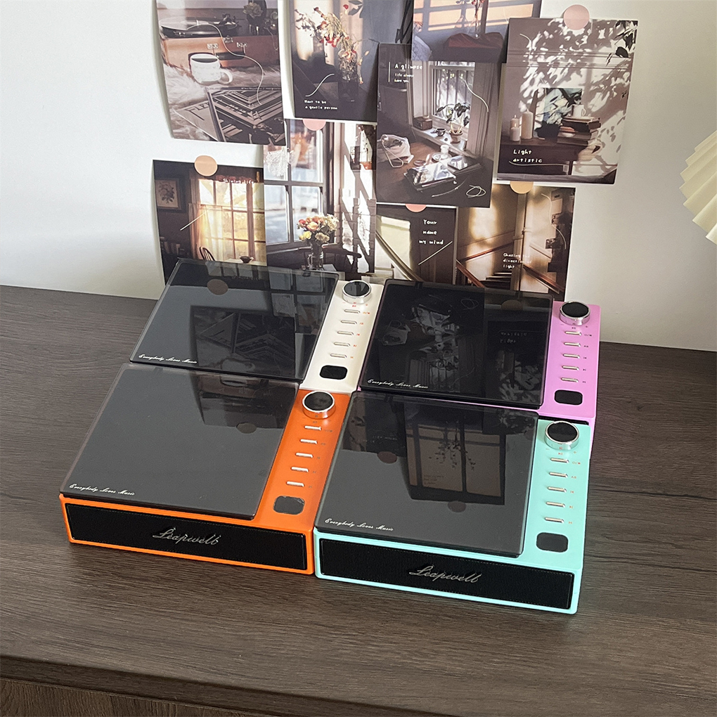 Tragbarer CD-Player Bluetooth Walkman Verlustfreier Stereo-CD-Player Eingebauter Lautsprecher Vintage CD-Disk-Album-Player All-in-One-Player