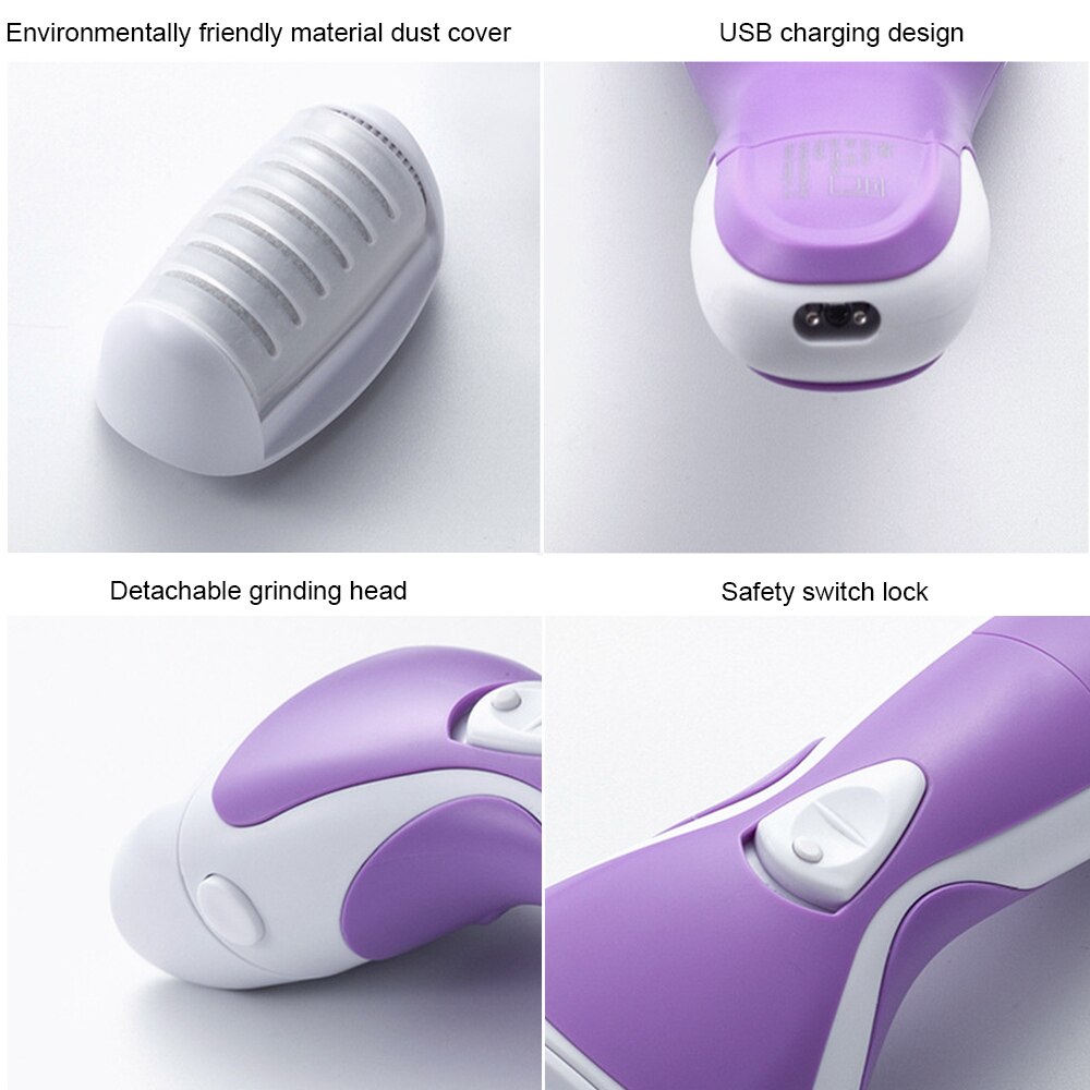 Electric callus exfoliating ankle hard skin polishing agent exfoliating grinding pedicure foot care tool smoothing machine