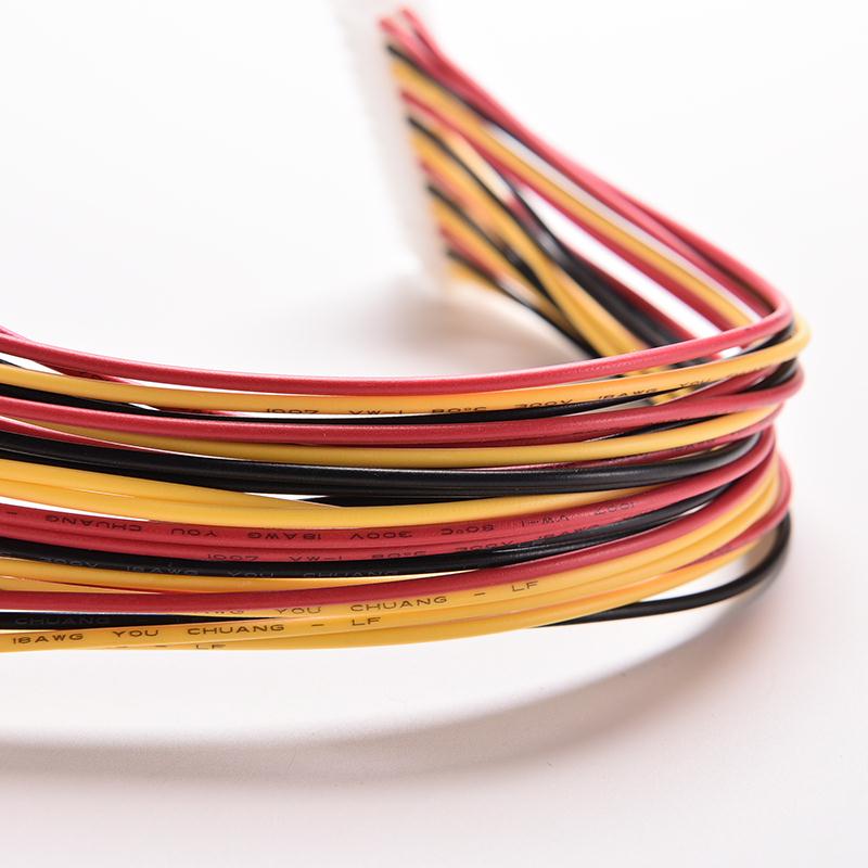 Cable de extensión de fuente de alimentación, accesorio de 30CM, ATX, 24 Pines, macho a 24 Pines, hembra, interno, para PC, PSU, TW