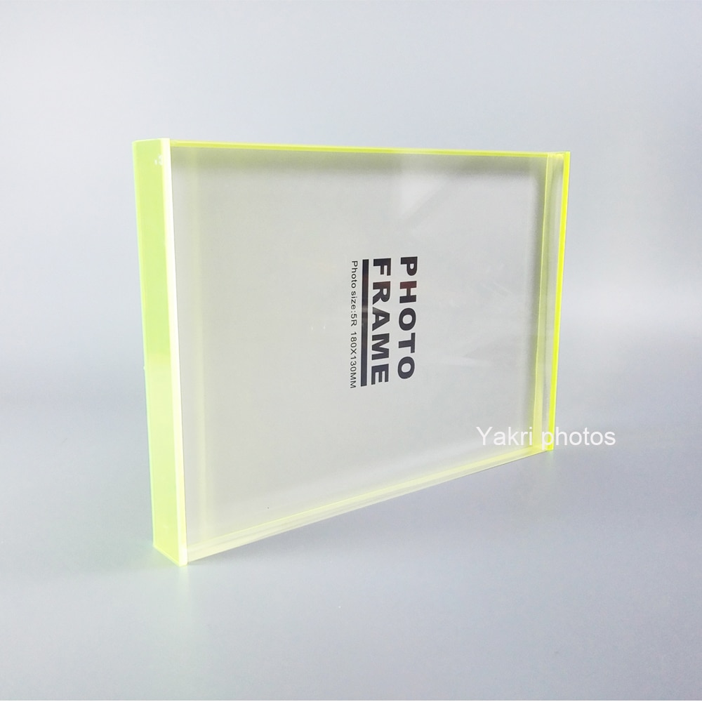 High Transparent Rectangle Acrylic/Plexiglass Wedding Picture Frames PF009