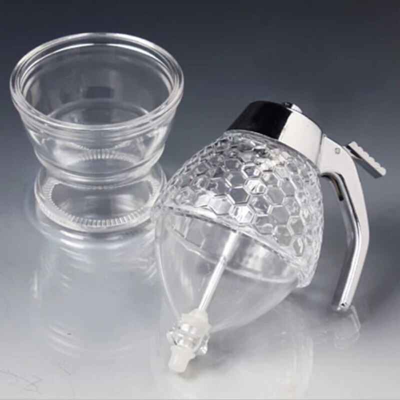 Dispensador de miel de acrílico transparente, 200ml, para mermelada, panal, magdalenas, el mejor dispensador, accesorios de cocina